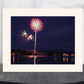 print of Fireworks over Mirror Lake