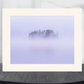 print of a Foggy morning on the lake