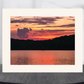 print of a lake colby sunset