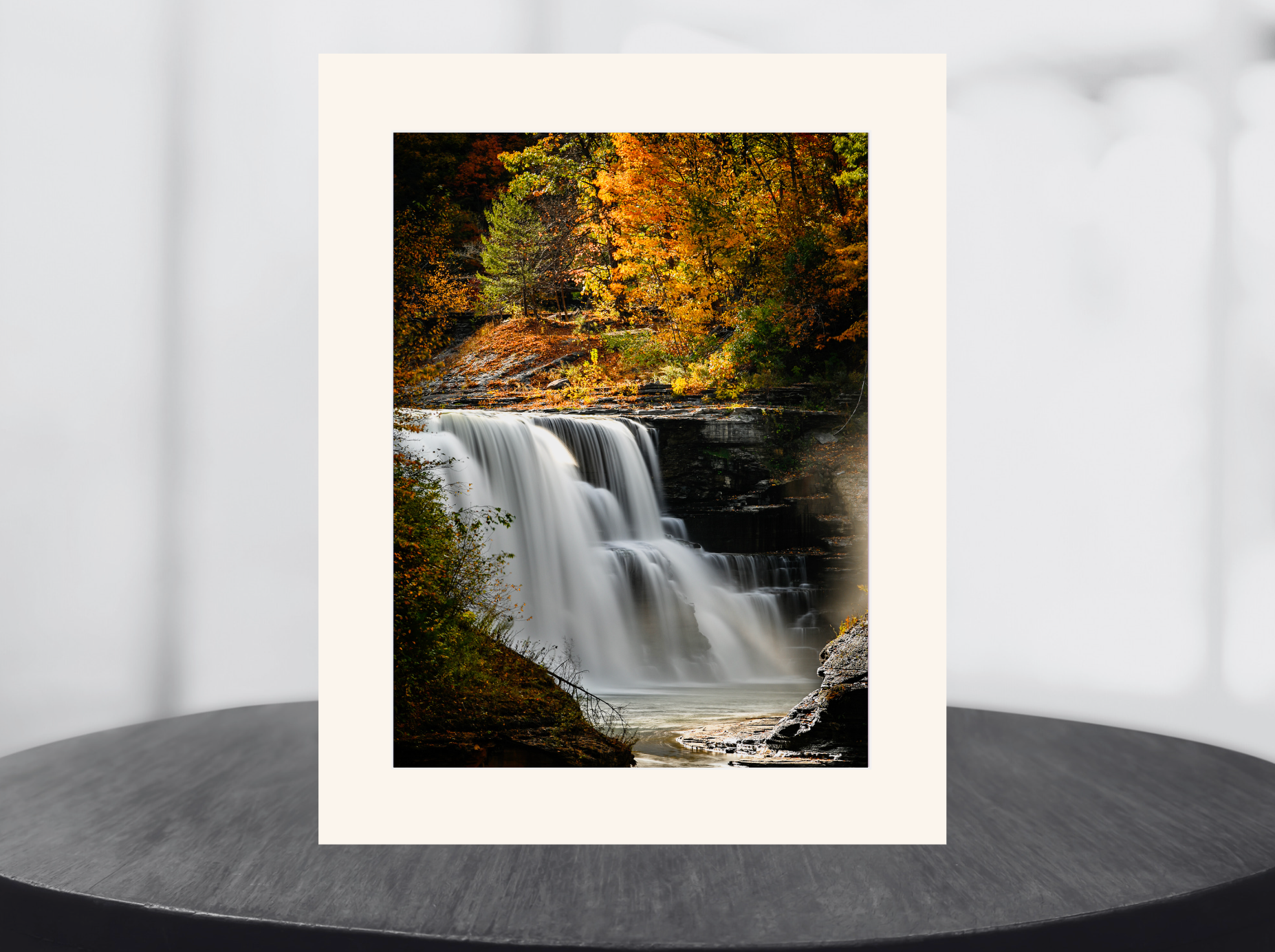 print of Lower Falls at Letchworth State Park