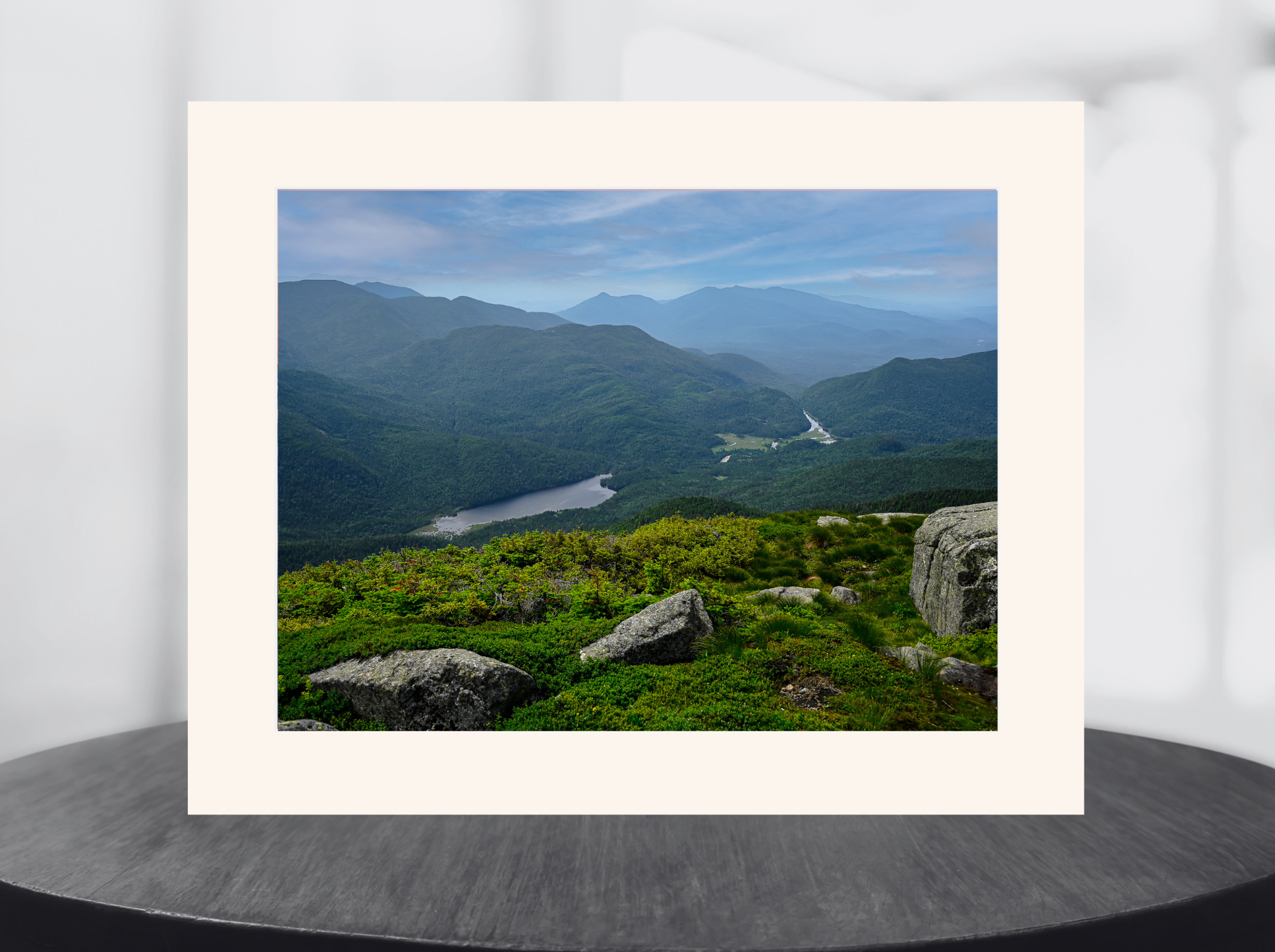 print of the MacIntyre Range in the Adirondack Mountains 