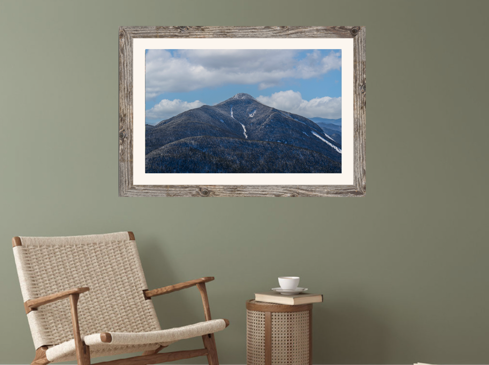 print of Mount Colden Adirondack Mountains 