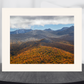 print of Peak Foliage over the High Peaks Adirondack Mountains 