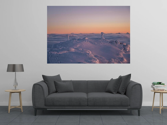 print of Peaks Soaring Above the Clouds on Whiteface Mountain
