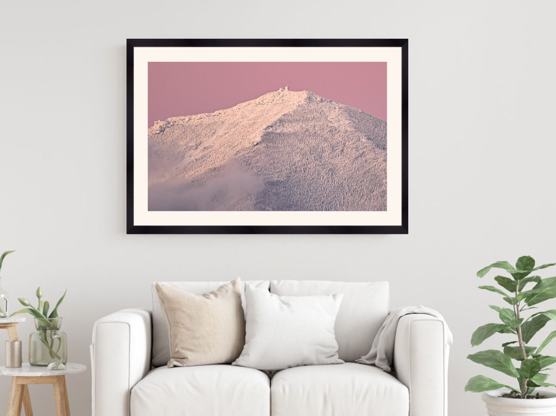 Print of Whiteface at sunset