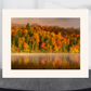 print of Autumn Reflections on a pond