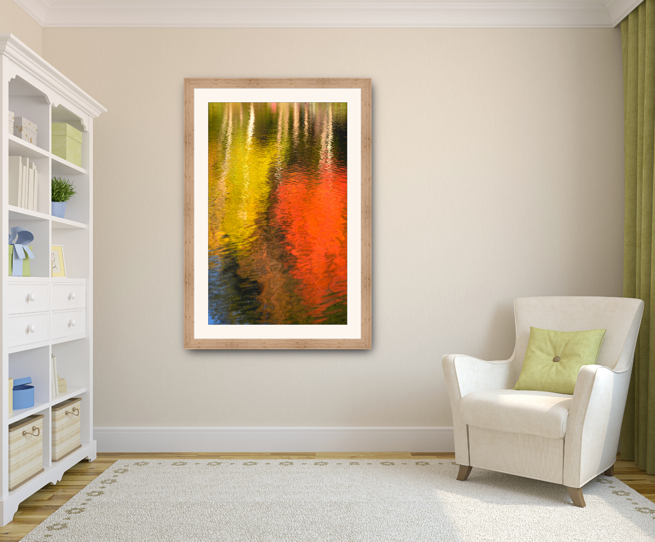 print of Reflections of Fall Trees