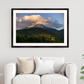print of September Snow over Whiteface Adirondack Mountains 