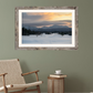 print of a sunrise over the adirondack moutains