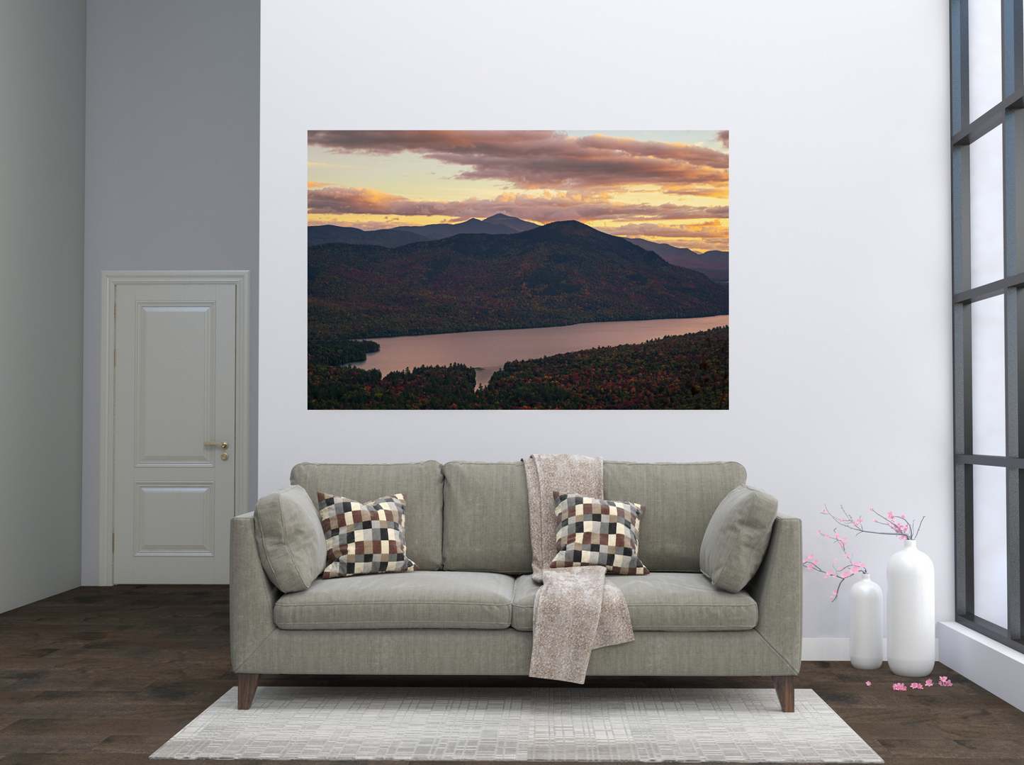 print of a Sunset over Silver Lake 
