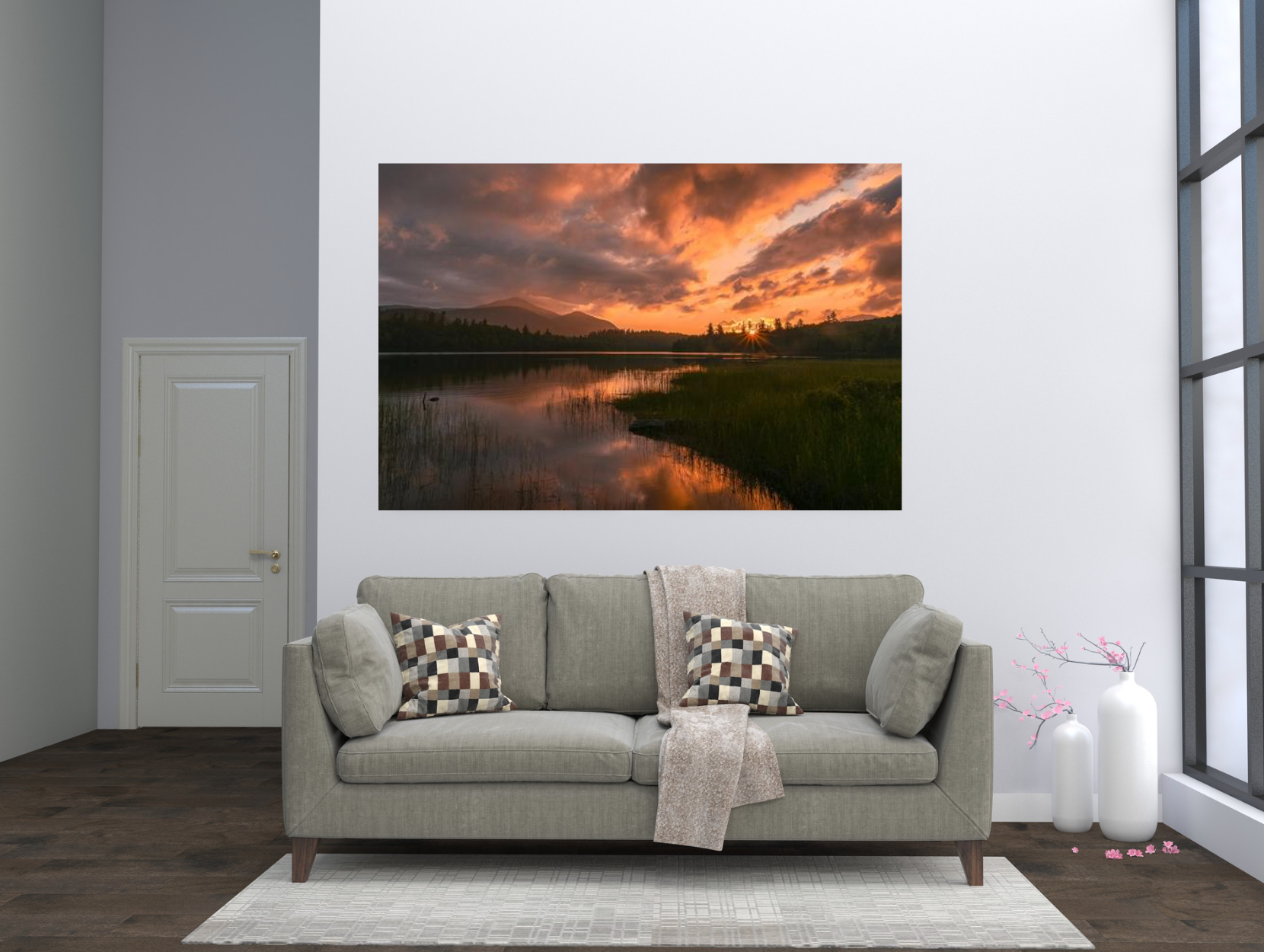 print of a Sunrise at Connery Pond