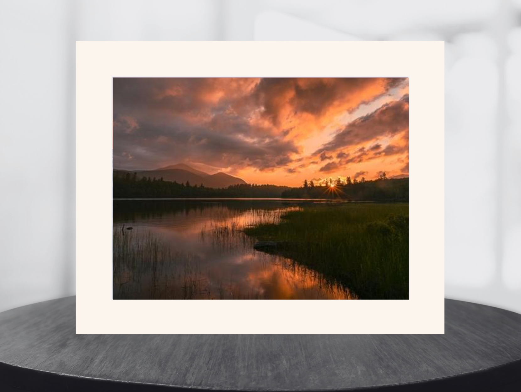 print of a Sunrise at Connery Pond