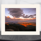 print of a Sunset from Poke-O-Moonshine Adirondack Mountains 