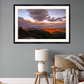 print of a Sunset from Poke-O-Moonshine Adirondack Mountains 