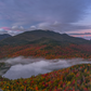 Heart Lake during peak fall foliage in the Adirondack’s