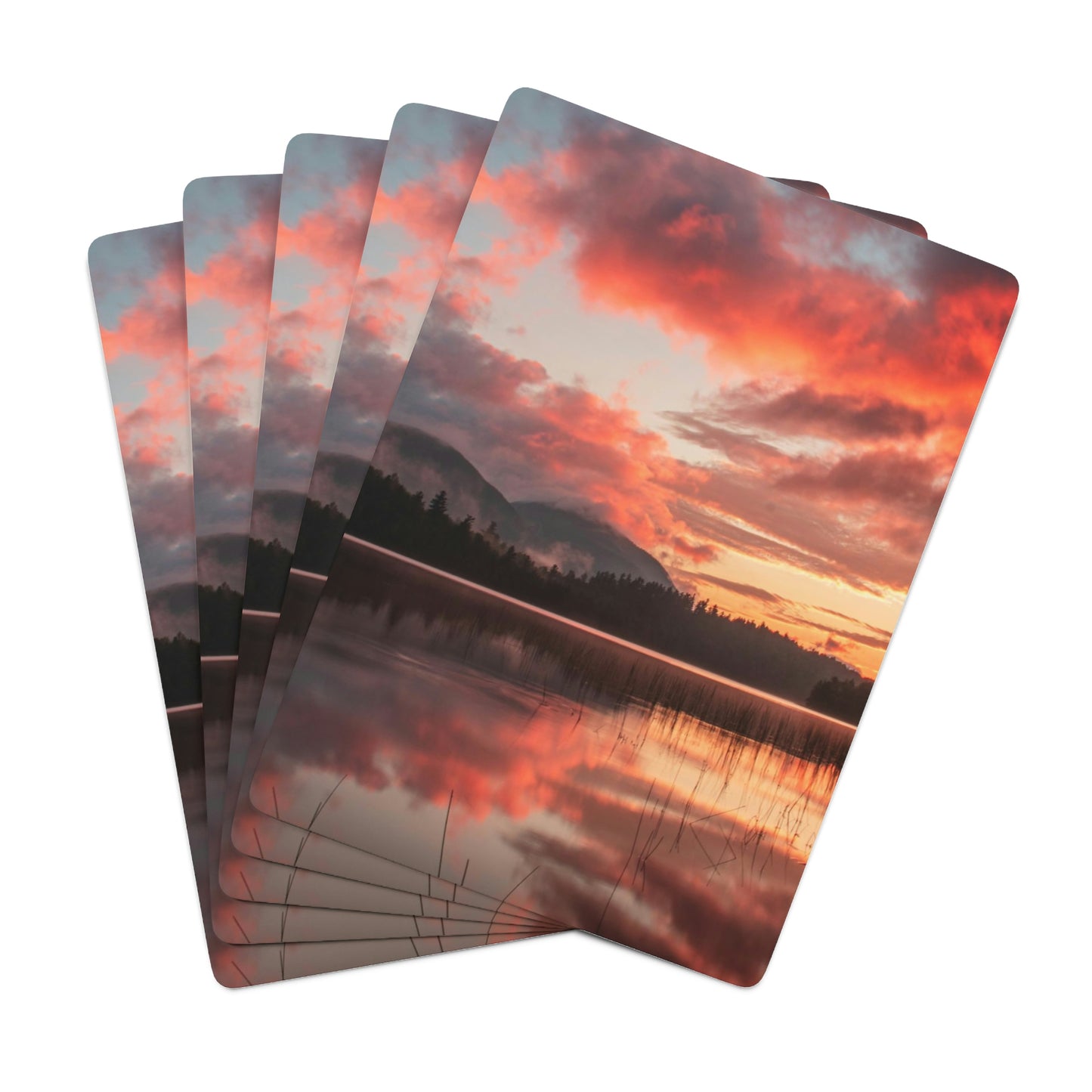 Playing Cards - Connery Pond Sunrise
