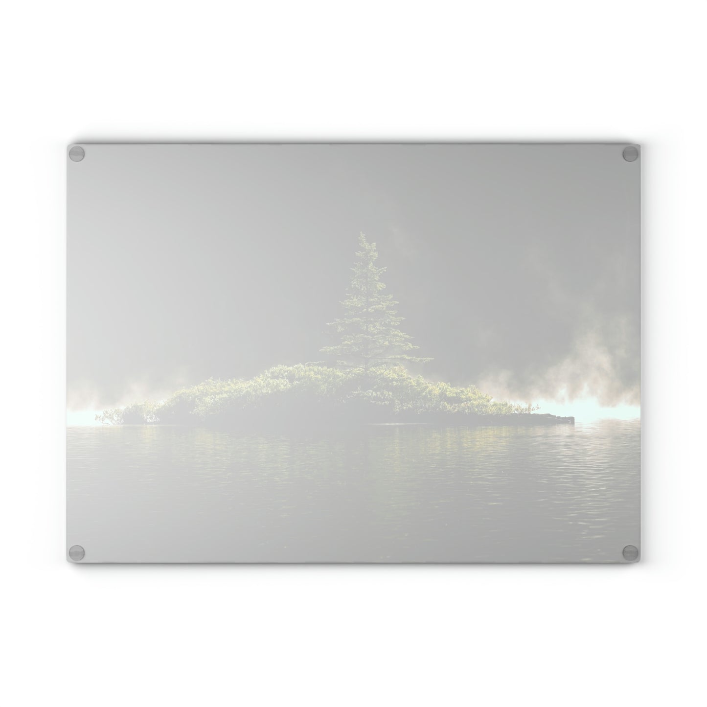 Glass Cutting Board - Misty Morning