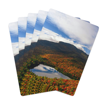 Playing Cards - Heart Lake, Autumn