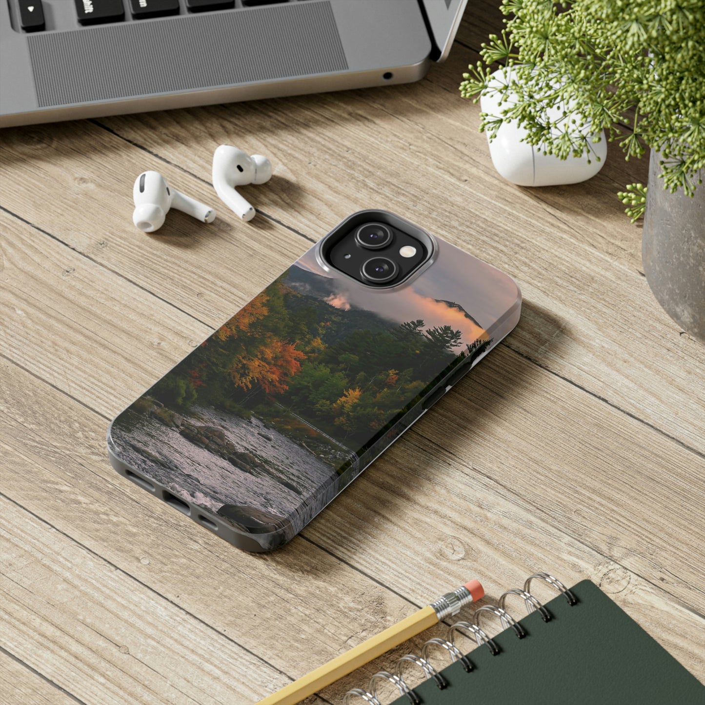 Impact Resistant Phone Case - Ausable Autumn Morning