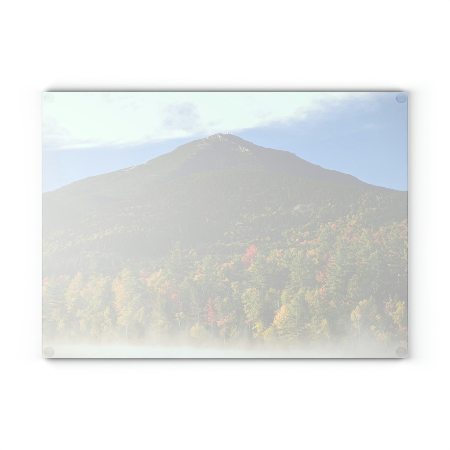 Glass Cutting Board - Whiteface Autumn