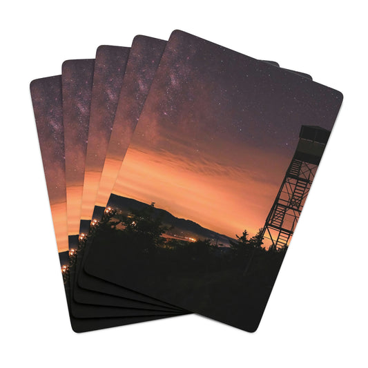 Playing Cards - Starry Night, Bald Mt.