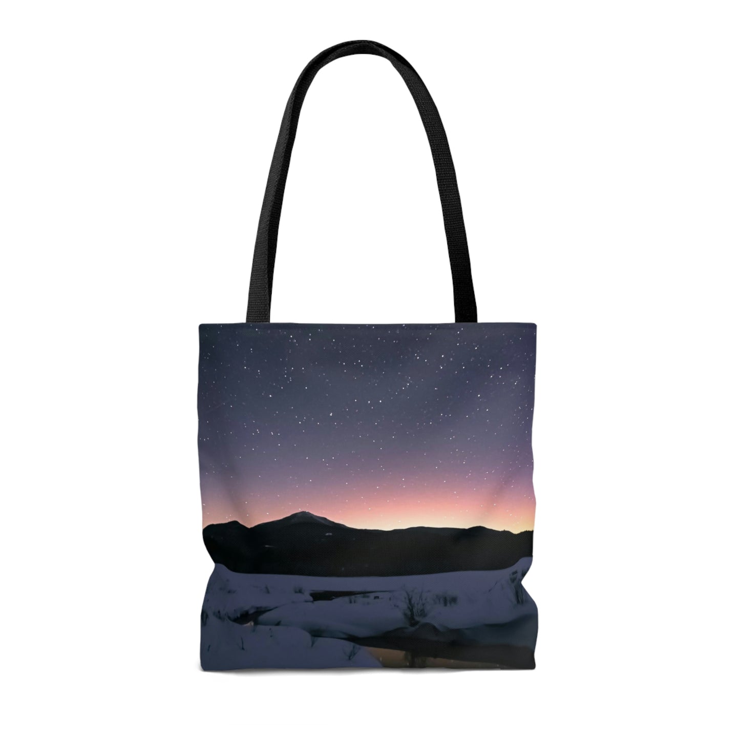 Tote Bag - Starlit Aurora over Whiteface Mt.