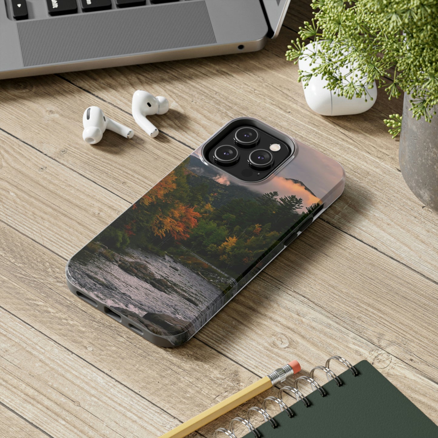 Impact Resistant Phone Case - Ausable Autumn Morning