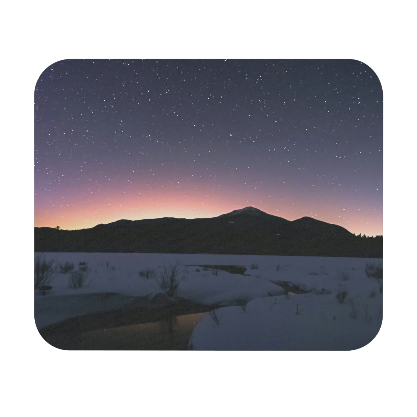 Starlit Aurora over Whiteface Mt. Mouse Pad