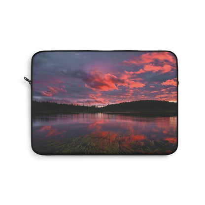 Laptop Sleeve - Reflections of Summer, Colby Lake