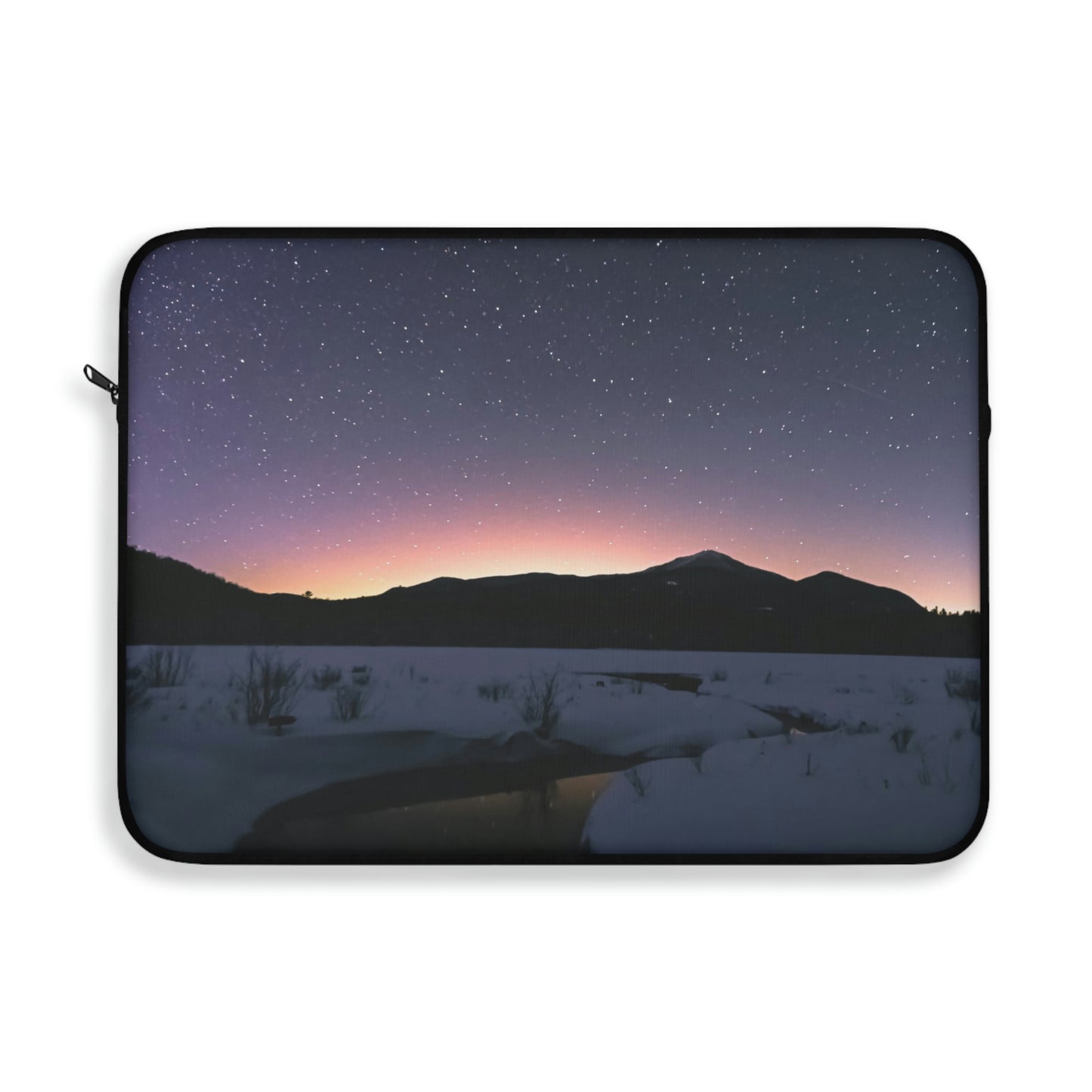 Laptop Sleeve - Starlit Aurora over Whiteface Mt.