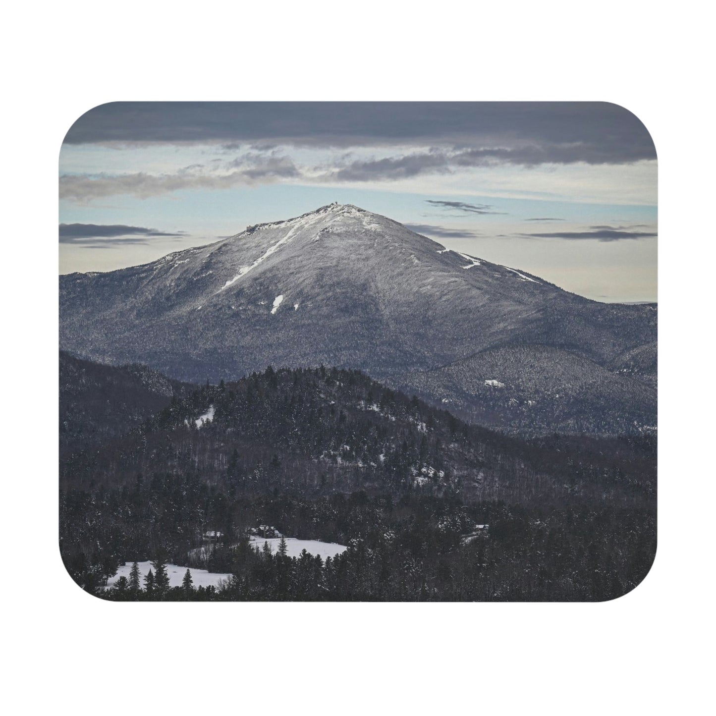 Mountain Town Mouse Pad