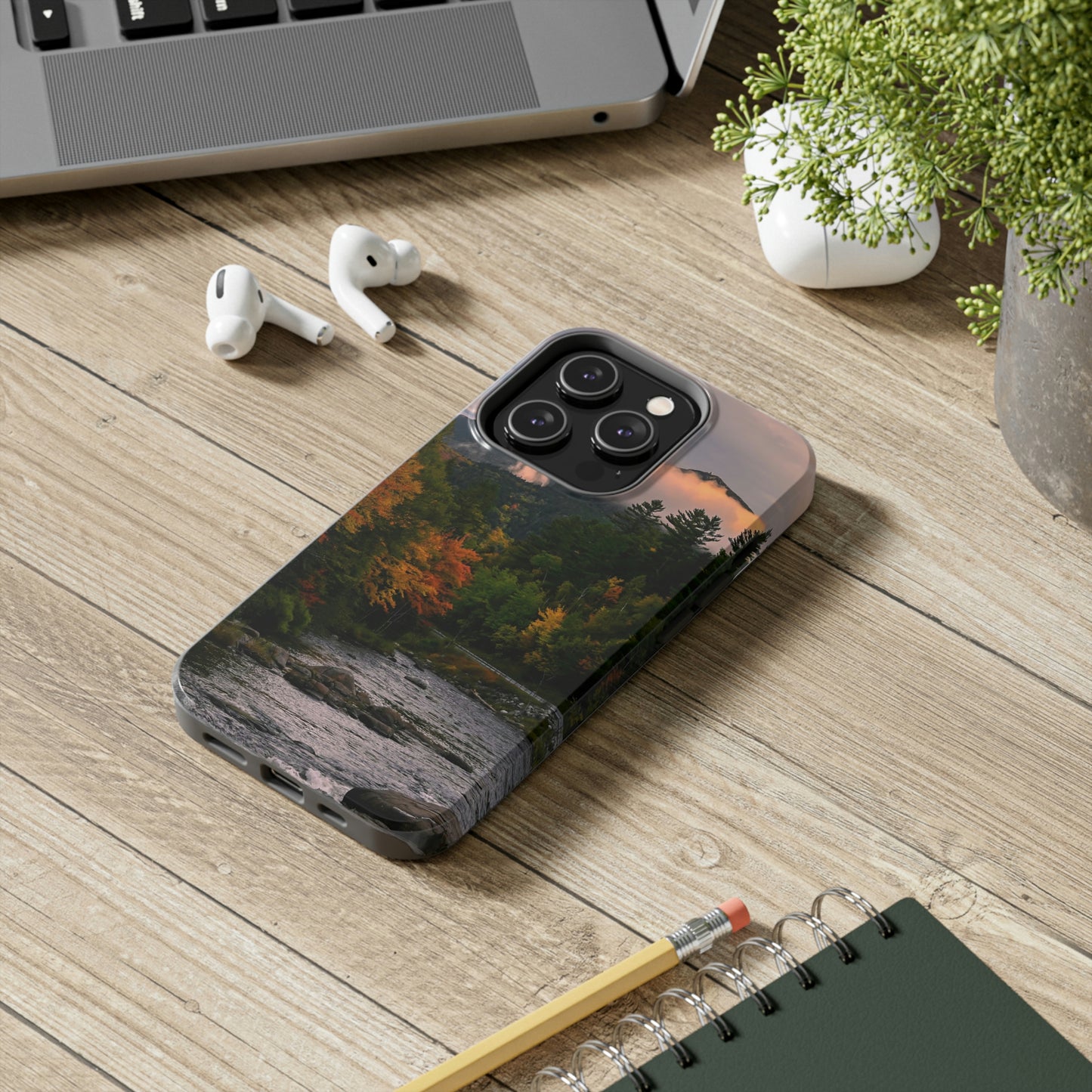 Impact Resistant Phone Case - Ausable Autumn Morning