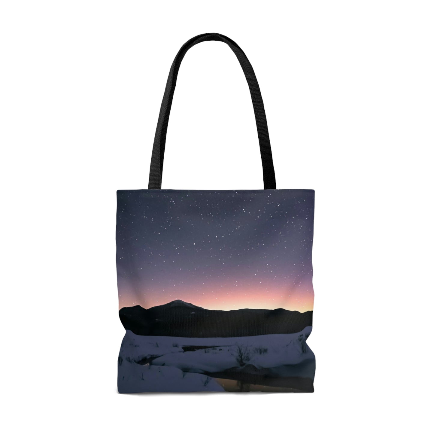 Tote Bag - Starlit Aurora over Whiteface Mt.