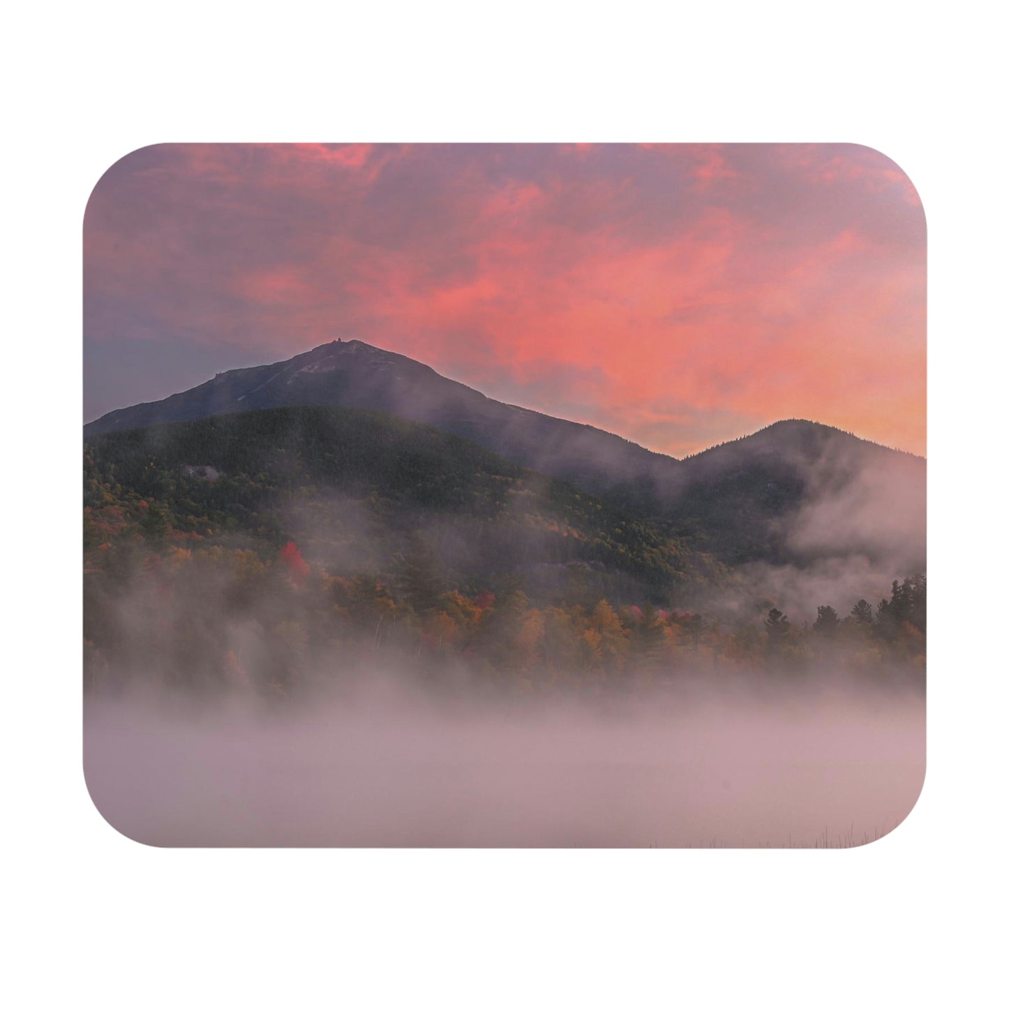 Dreamy Autumn Morning Mouse Pad