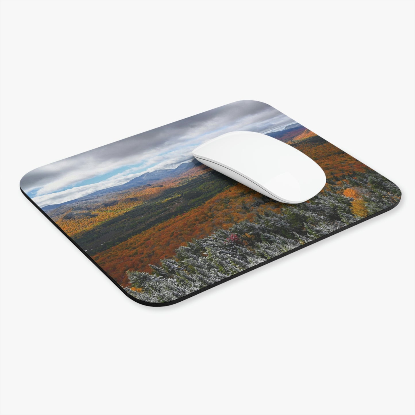 Frosty Fall Day, Mt. Van Hoevenberg Mouse Pad