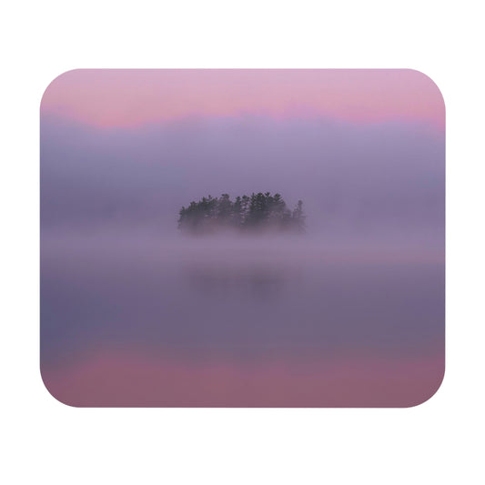 Crisp Autumn Sunrise on Tupper Lake Mouse Pad