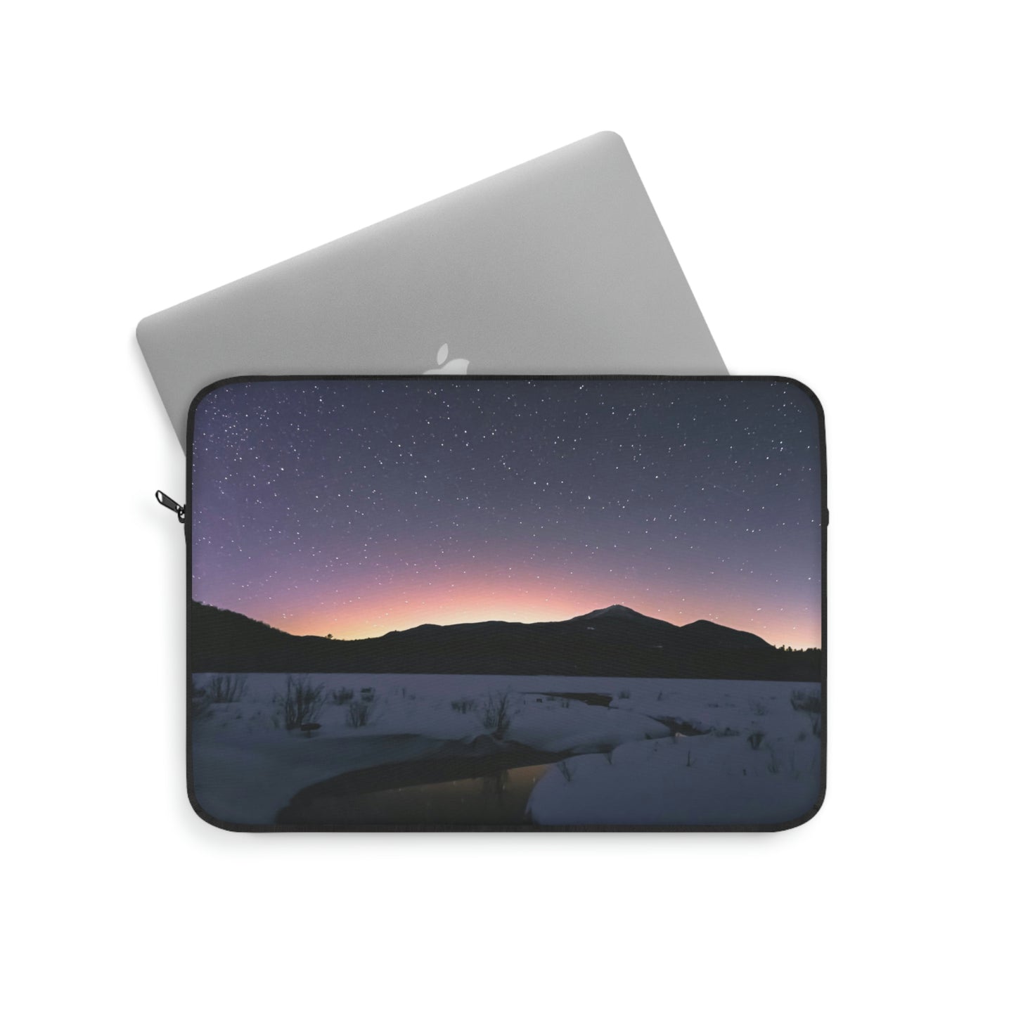 Laptop Sleeve - Starlit Aurora over Whiteface Mt.