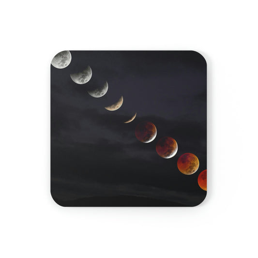 Cork Back Coaster - Lunar Eclipse Timelapse