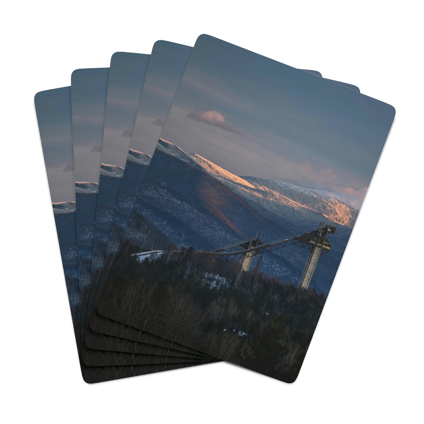 Playing Cards - Olympic Ski Jumps, Lake Placid