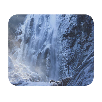 Frozen Rainbow Falls Mouse Pad