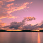 print of a Summer Sunset at Lake Colby Adirondack Mountains 