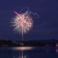 print of Independence Day Fireworks over Mirror Lake