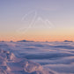 print of a cloud inversion from whiteface mountain