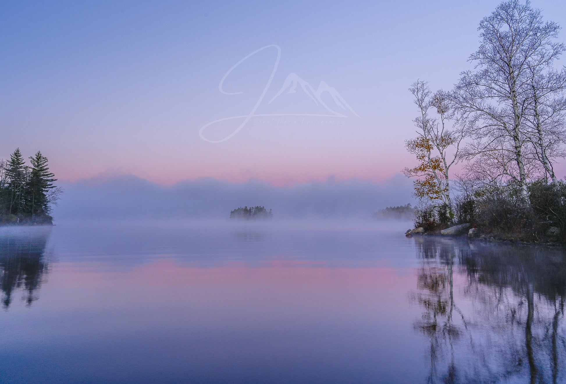 Autumn Morning Fog - Setting the Mood on Tupper Lake