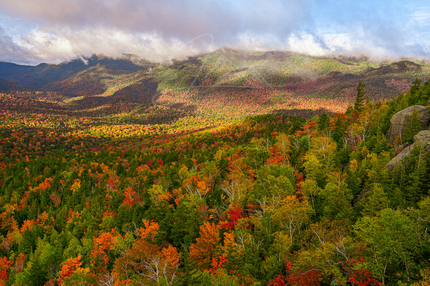 Autumn In the Adirondack Mountains 
