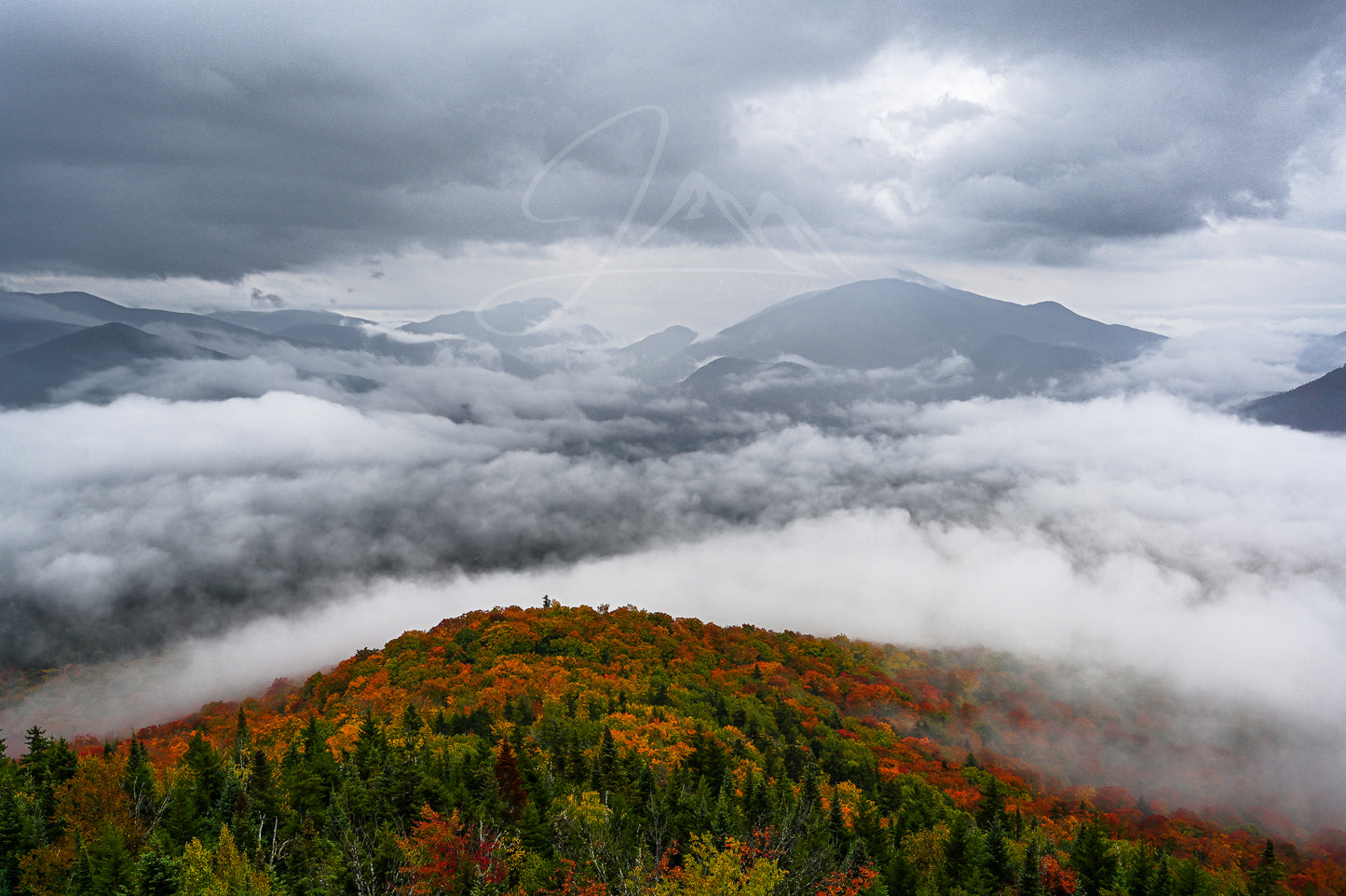 Autumn Moody Weather from Mt. Van Hoevenberg 