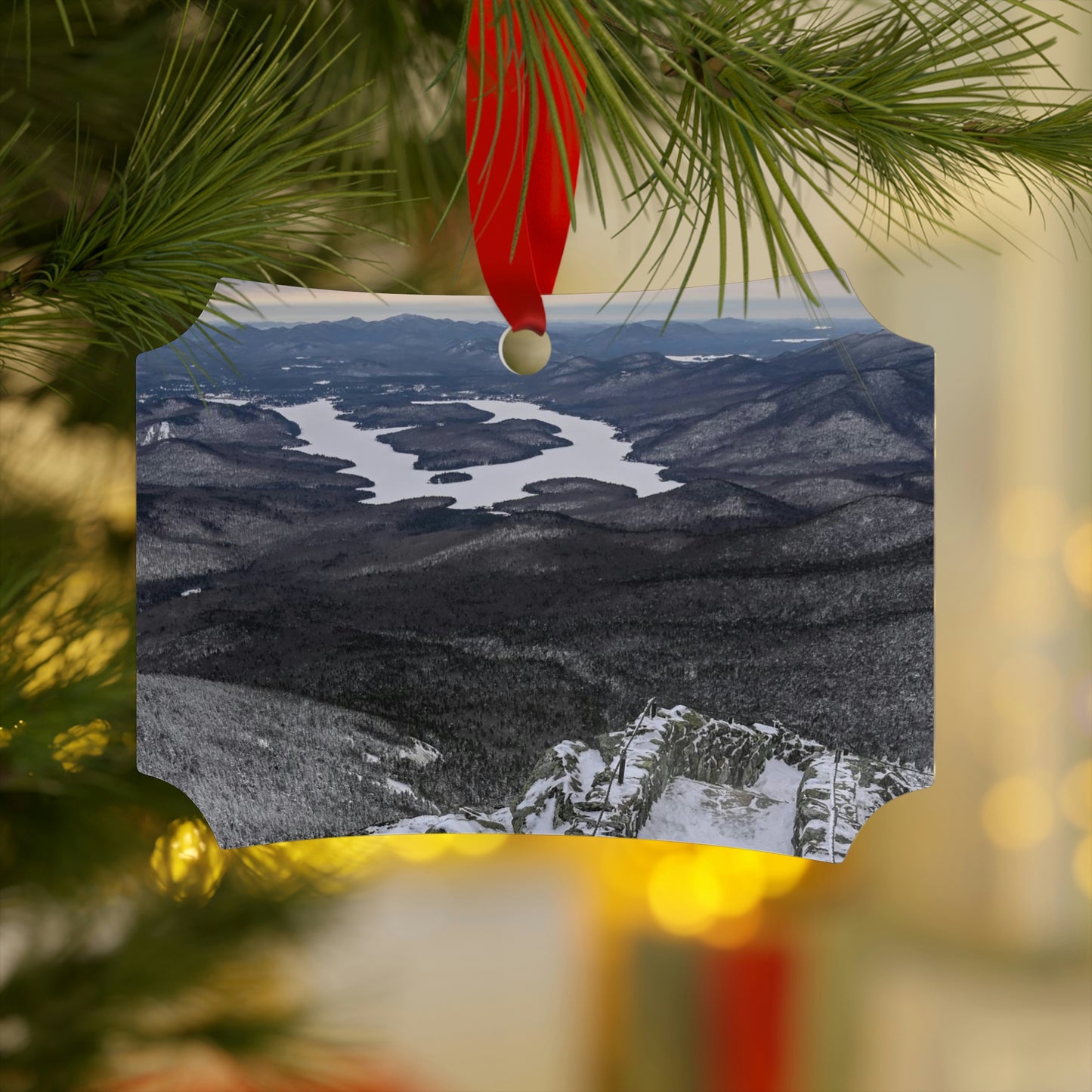 Lake Placid View, Whiteface Ornament