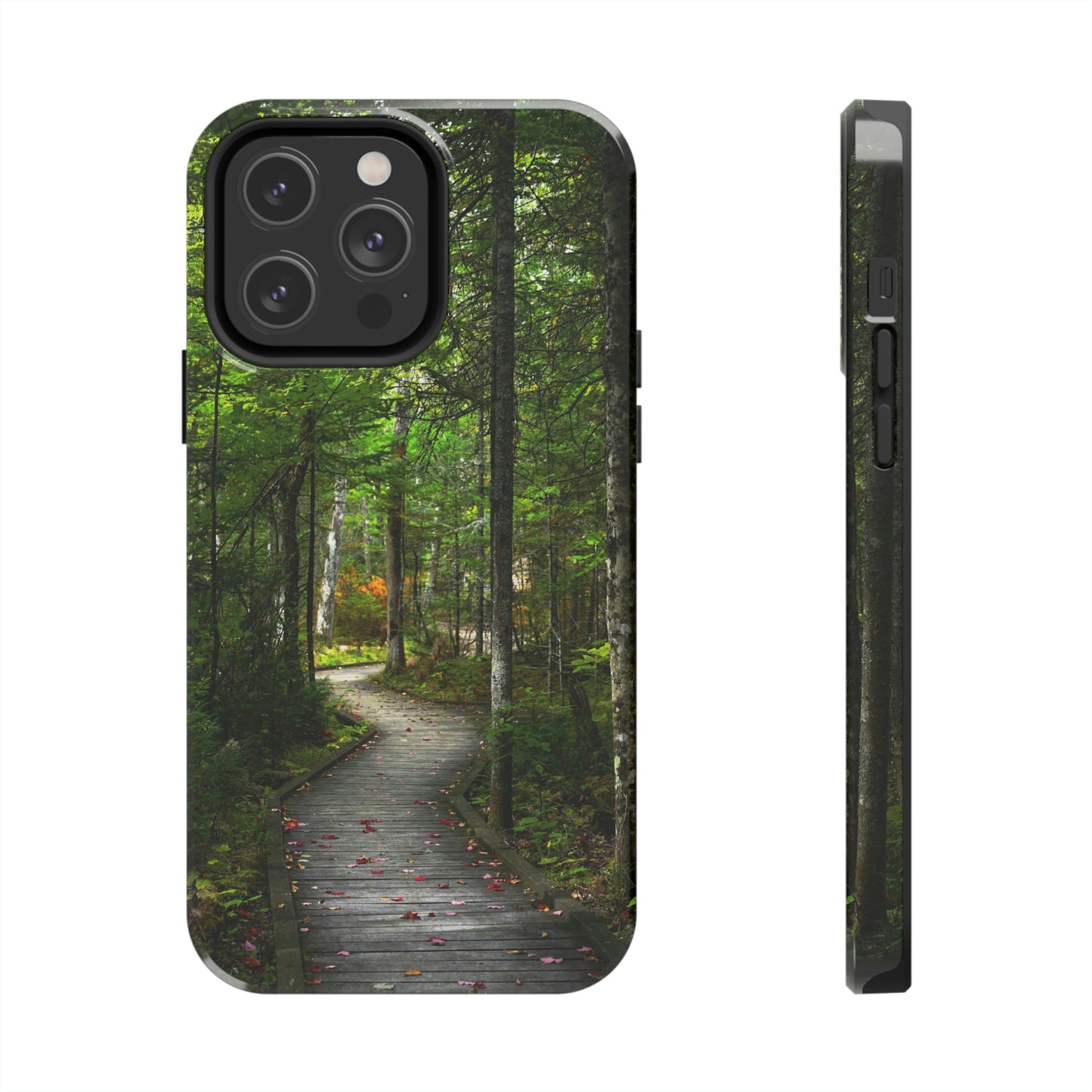 Impact Resistant Phone Case - Woodland Boardwalk