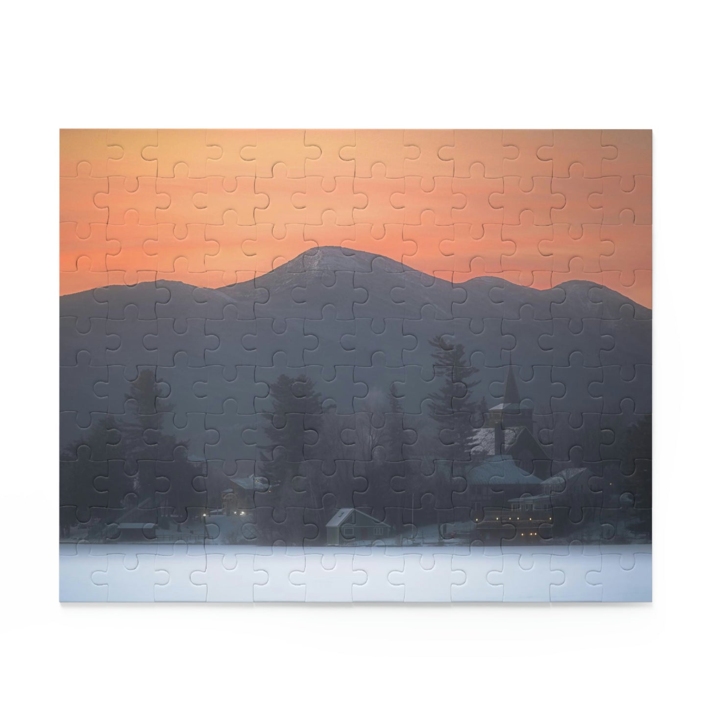 Puzzle - Mirror Lake Winter Sunrise