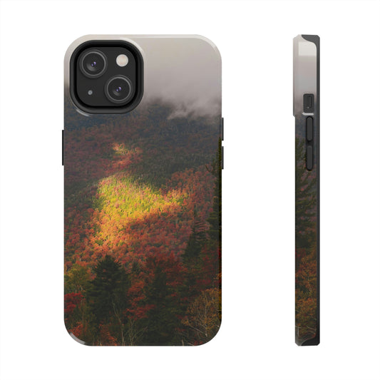 Impact Resistant Phone Case - Adirondack Fall Fog & Foliage